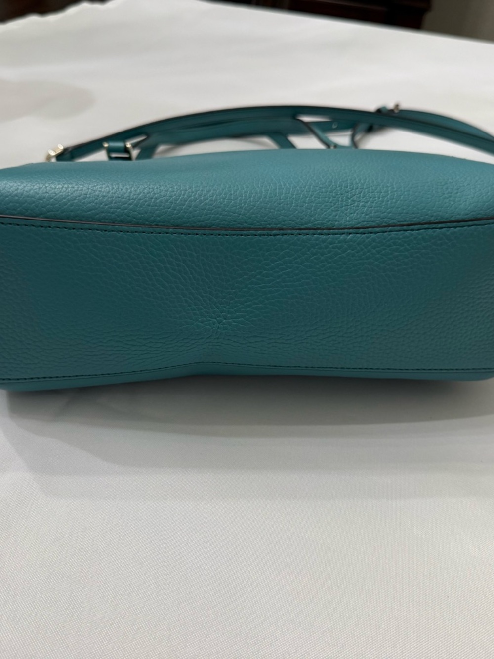 Kate Spade New York Turquoise Leather Satchel - Picture 7 of 10